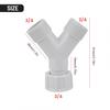 Y Splitter Joiner Dishwasher Double Inlet Junction Split