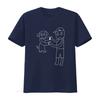 Dekopin and Otani san Joining Hands T Shirt Cute Cartoon Design for All Ages vintage Washed Slightly fashion graphic