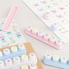 1 Set Kawaii Stamps Stationery For Journal Planner Arts Diy Crafts Album Scrapbooking Decorative Stamps Accessories