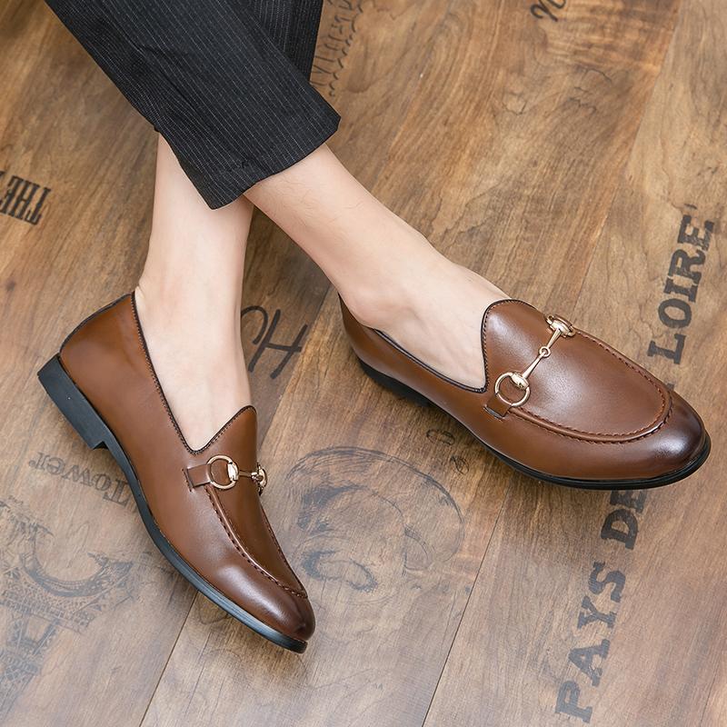 Fashion Business flat bottomed men's loafers Fashionable and versatile classic styles  Outdoor and Leisure adult Office Handsome shoes