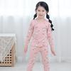 Children's pajamas pure cotton boys' long johns set girls' baby thermal underwear medium and children's bottom cotton sweater