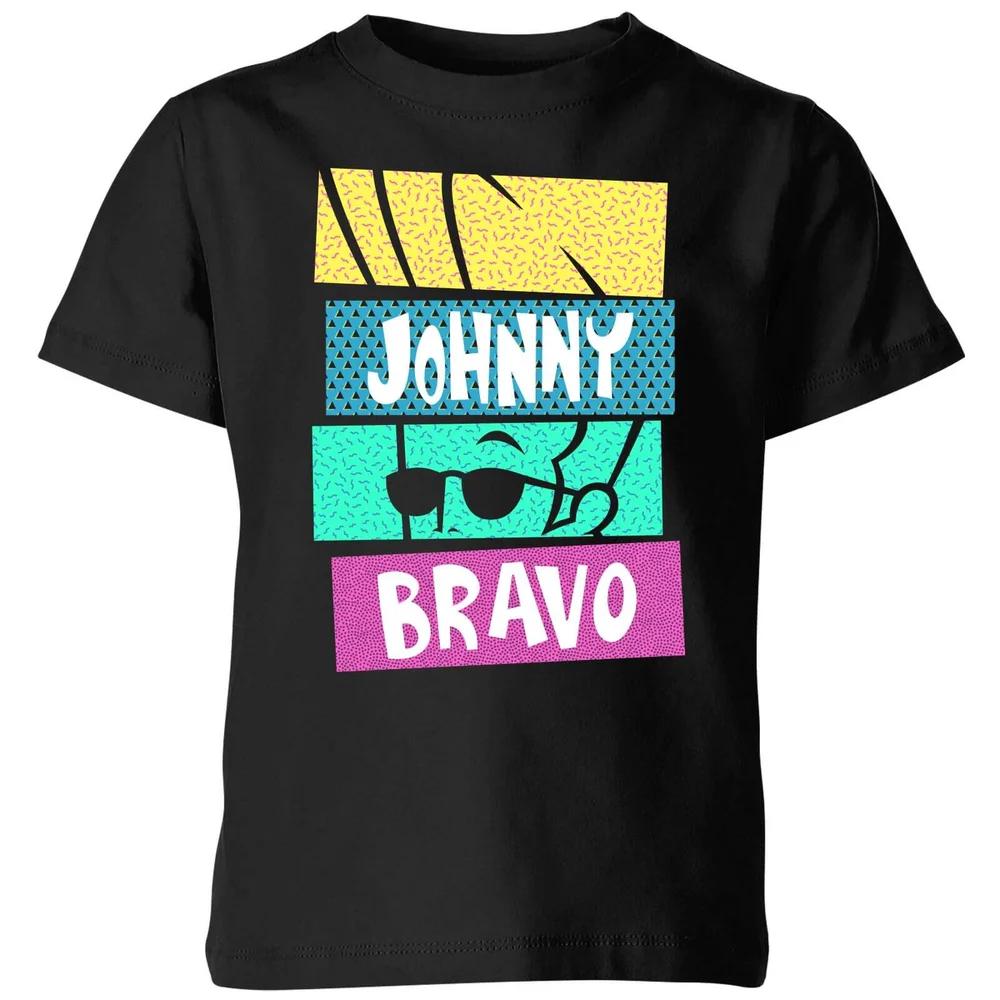 

Cartoon Network Spin-Off Johnny Bravo 90 s Slices Kids T-Shirt - Black - 3-4 Years 100