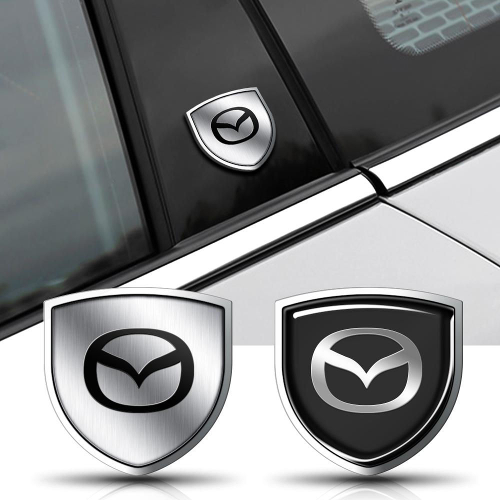1Pc Metal Car Fender Trunk Body Stickers Accessories For Mazda Axela Atenza Speed 6 MS Demio MPS Miata Skyactiv 323 626 Angksela b59