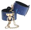Florence Blue Wrist Handcuffs - Ouch! International - Handcuffs