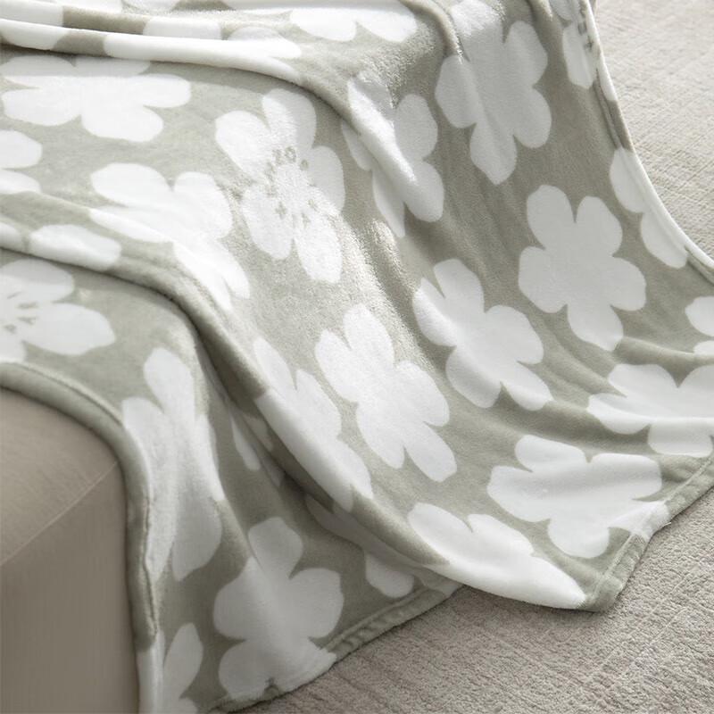 Luyi Carlo KENZO Begonia Floral Soft Throw Blanket