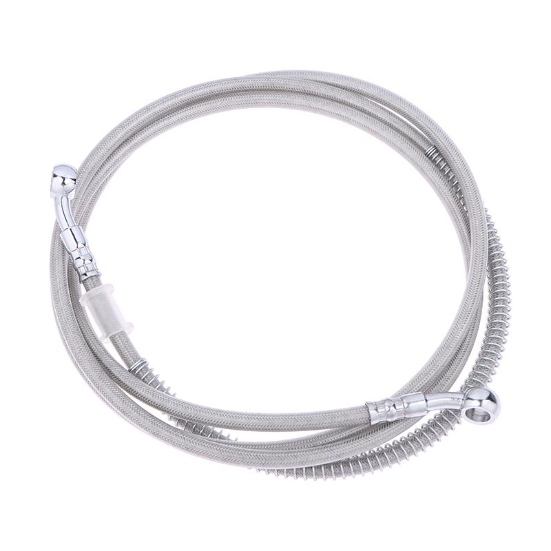 50-200Cm Motorcycle Brake Oil Hose Brake Line Universal Motorbike Stainless Steel Braided Pipeline Modification Parts