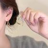 Design Sense Retro Metal Heart Earrings: Women's Summer French Style with a Hong Kong Twist - Light Luxury Ear Pins.