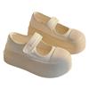 Thick Sole Height Increase 22 New Summer Breathable Muffin Shoes Big Head Mary Jane Casual Board Shoes