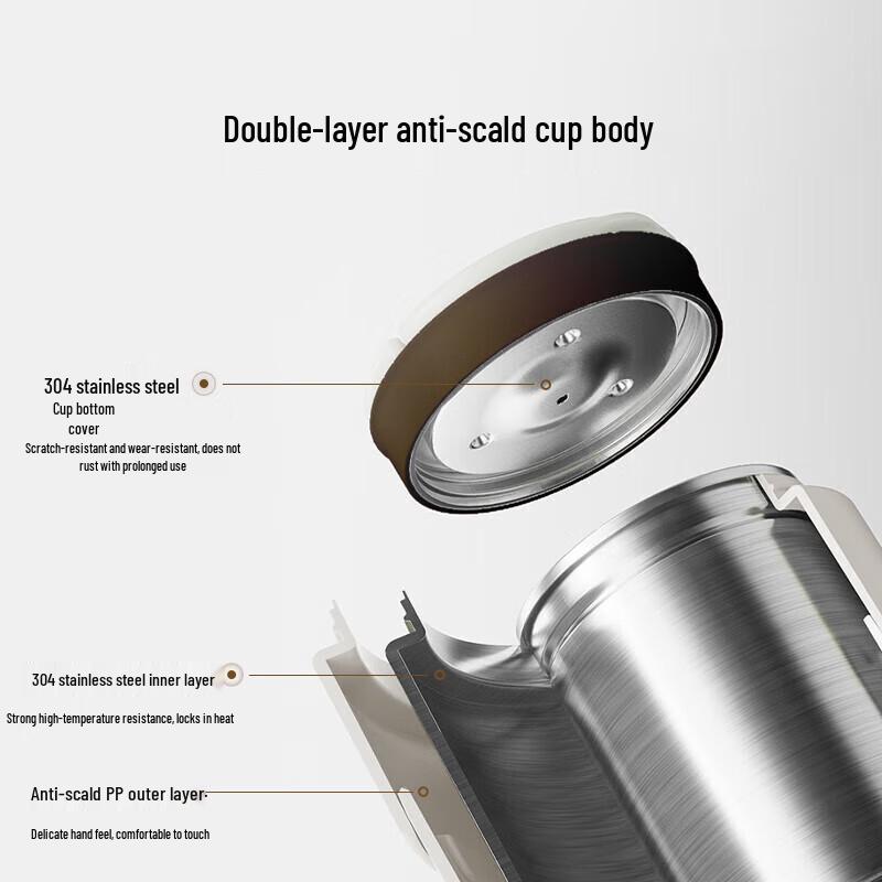 Bear 0.3L Portable Mini Electric Kettle CN plug (adapter included)