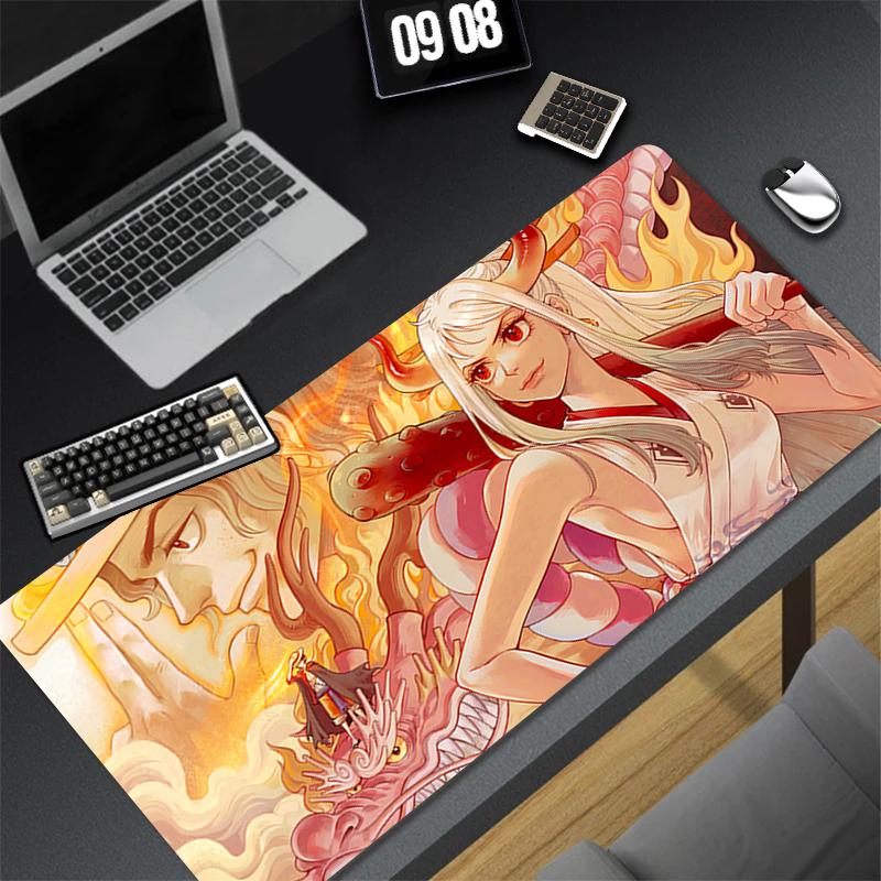 Mouse Pads Fashion Brand Desk Mat Protector Gaming One Piece Mousepad Office Table Decor Keyboard Long Pad Computer Gamer Mats