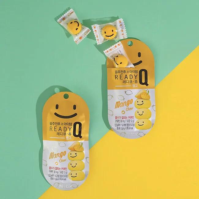 Redicue Chew Mango Flavored Hangover Relief Jelly 1 Box (10 Packs)