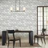 Grey Brick Self Adhesive Wallpaper Removable Vintage Peel and Stick Wallpaper Renter Friendly Brick Textured Contact Paper