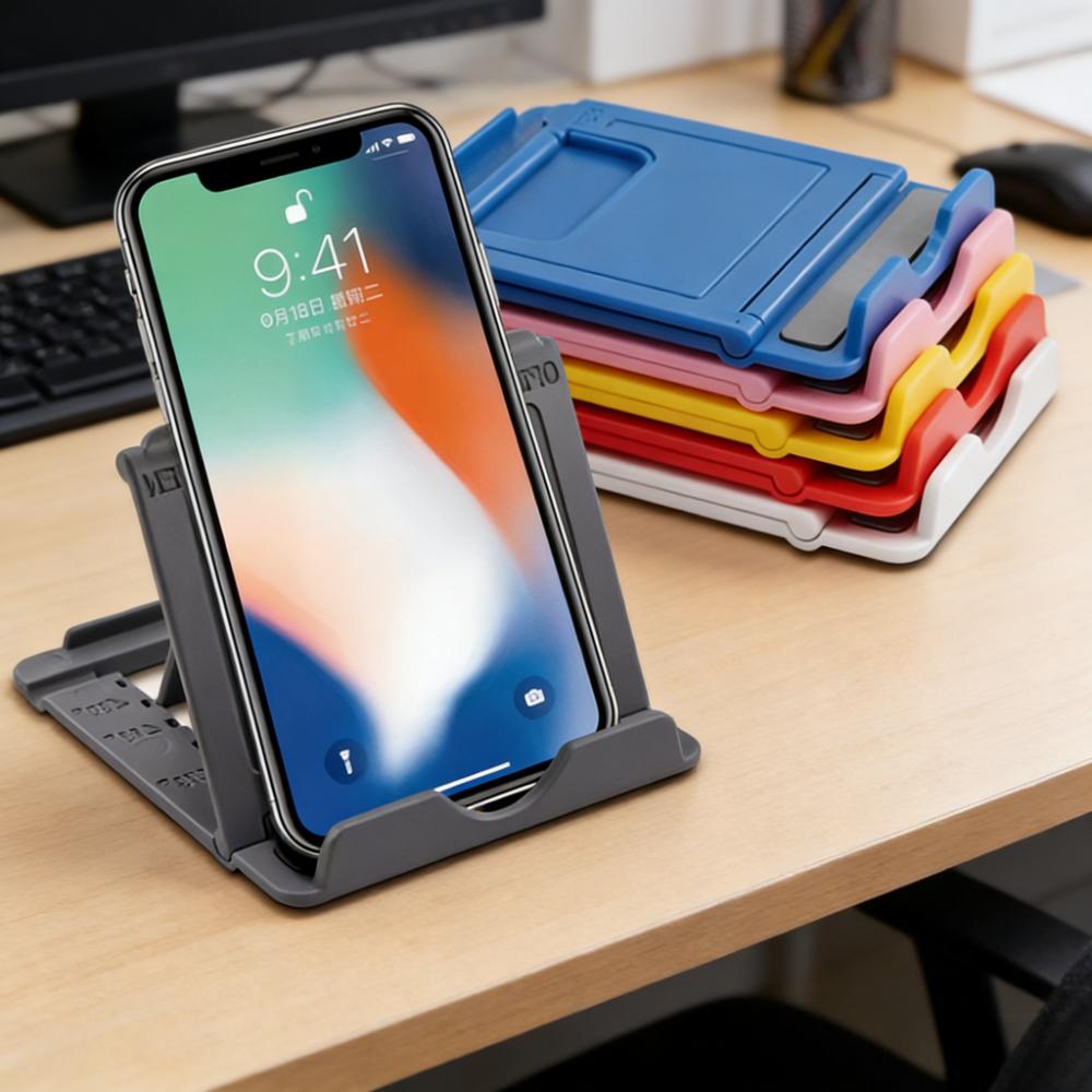 Phone Holder Desk Stand For Mobile Phone Tripod For iPhone Xsmax 12 13 Pro Huawei Xiaomi Mi 9 Plastic Foldable Desk Holder Stand