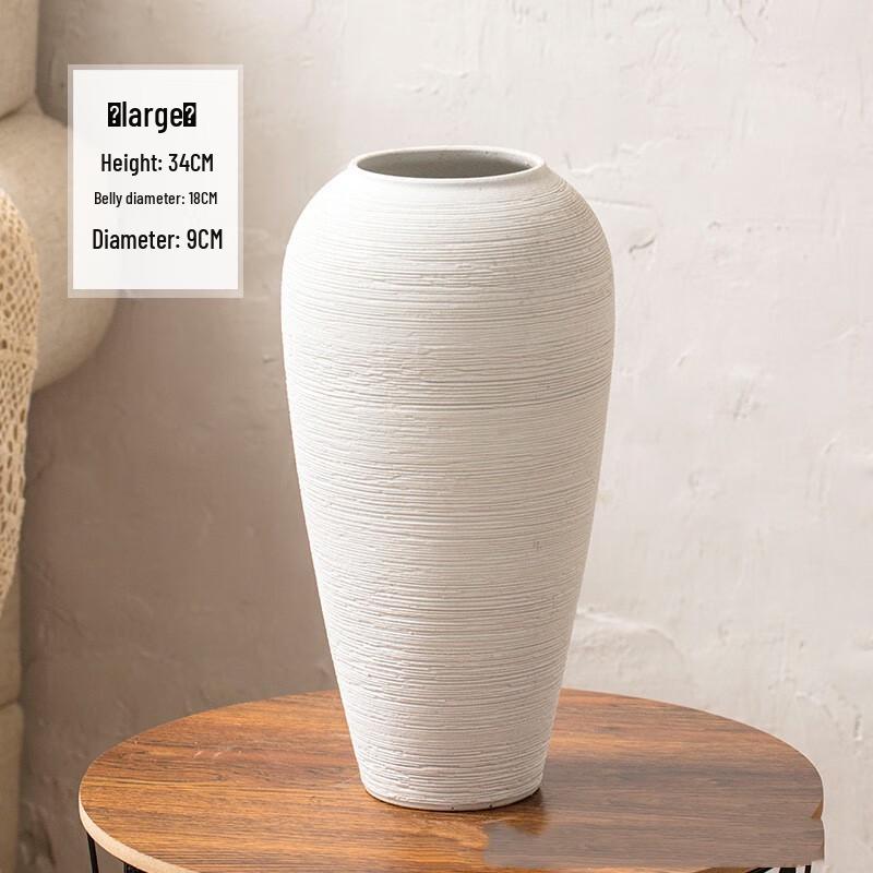 Керамическая гидропонная ваза для сухих цветов в скандинавском стиле, Цзиндэчжэнь