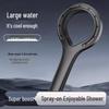 Turbocharged Handheld Ring Shower Head - Rain Shower Nozzle for Household Bathing