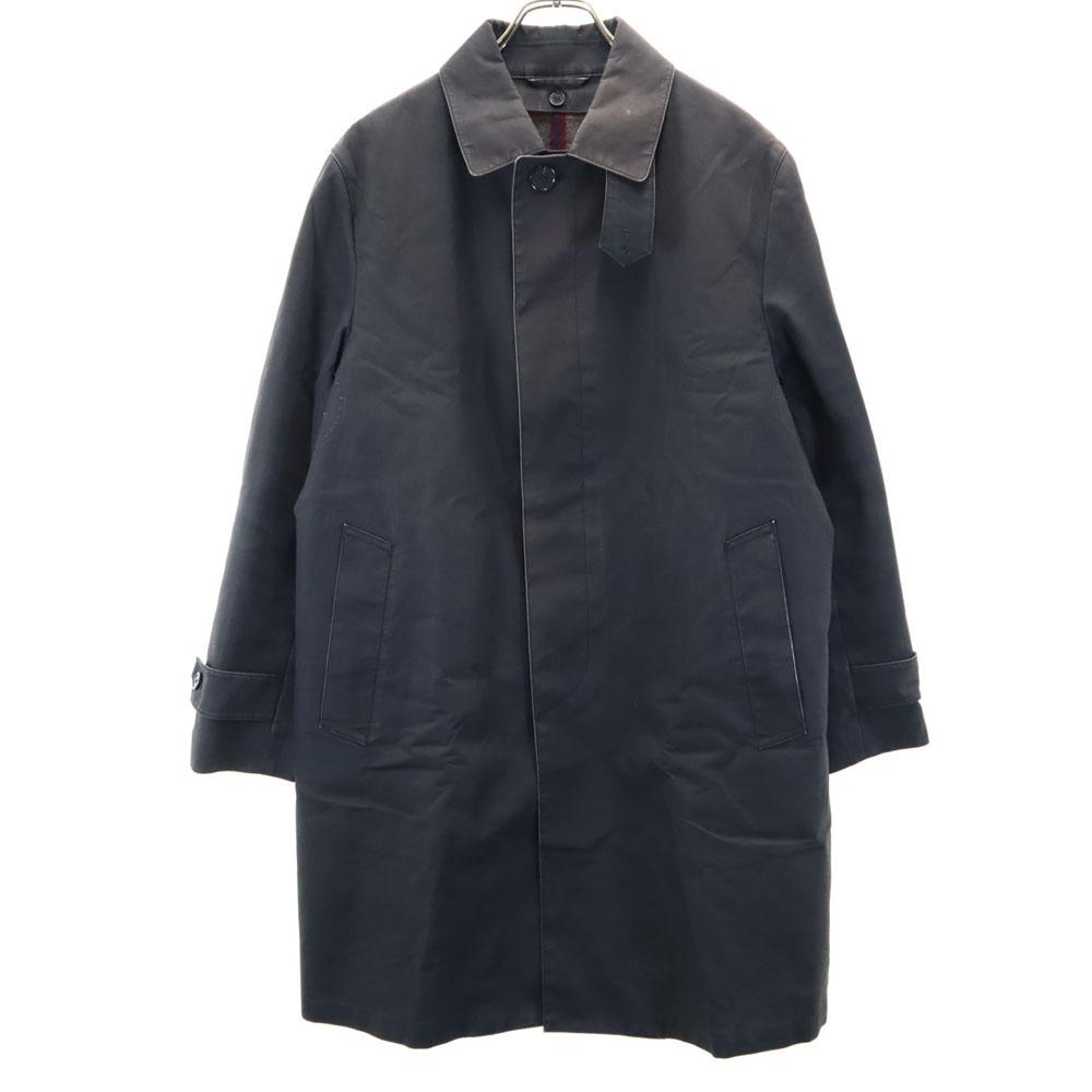 MACKINTOSH PHILOSOPHY Made in Japan by Sanyo Shokai Urethane resin processing Stainless collar coat Men's Used
