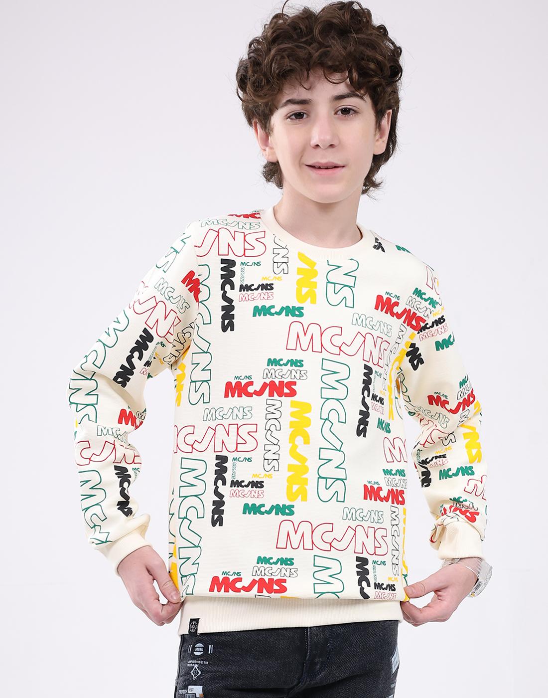 

Monte Carlo Boy s Round Neck Full Sleeve Sweatshirt 4-5 Years вершковий