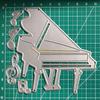 Piano Metal Cutting Dies Stencil Scrapbooking DIY Album Stamp Paper Card Embossing Decor top sale