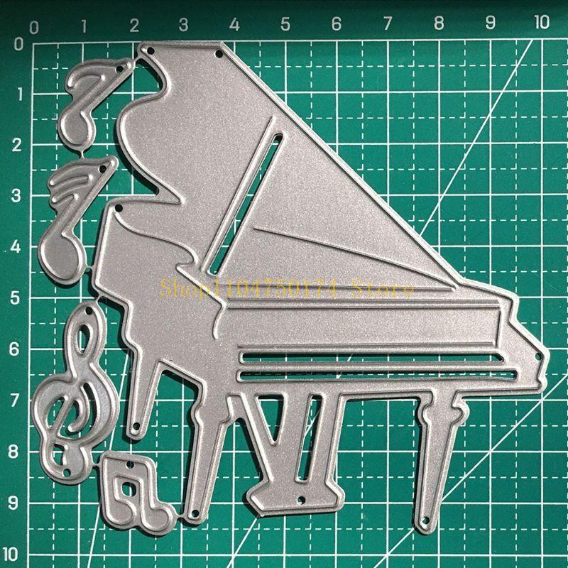 Piano Metal Cutting Dies Stencil Scrapbooking DIY Album Stamp Paper Card Embossing Decor top sale