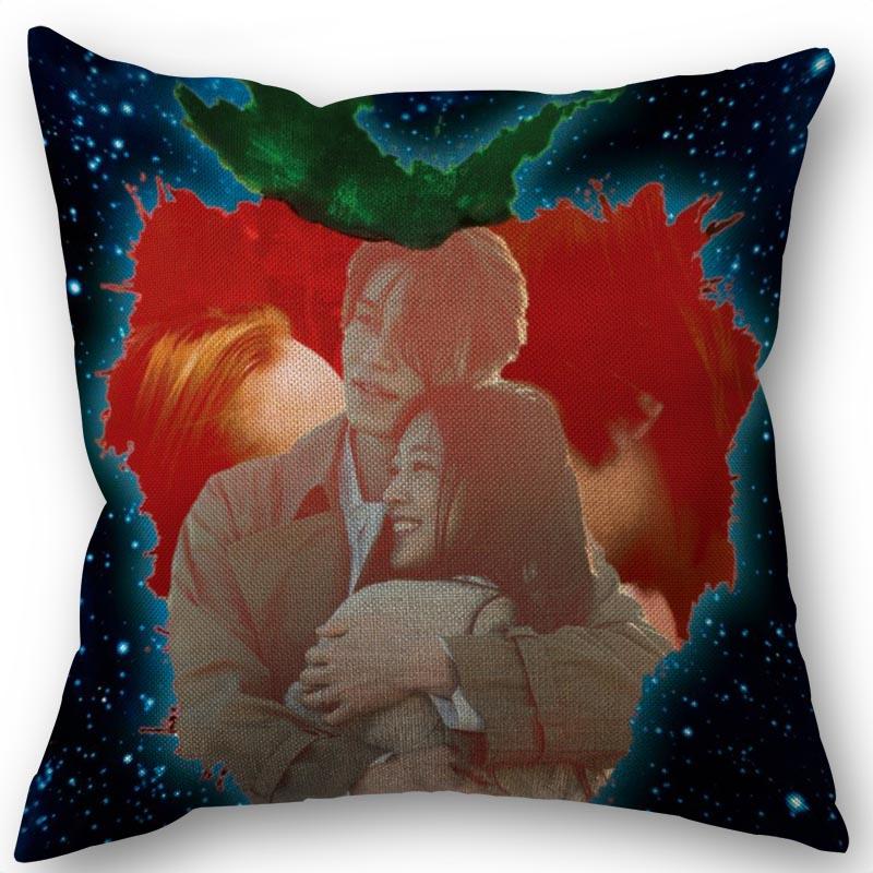 45X45cm Pillow Cover Kpop Lee Dong Wook Square Cotton Linen Pillow Cases Bedroom Home Wedding Decorative Pillowcase 9.5