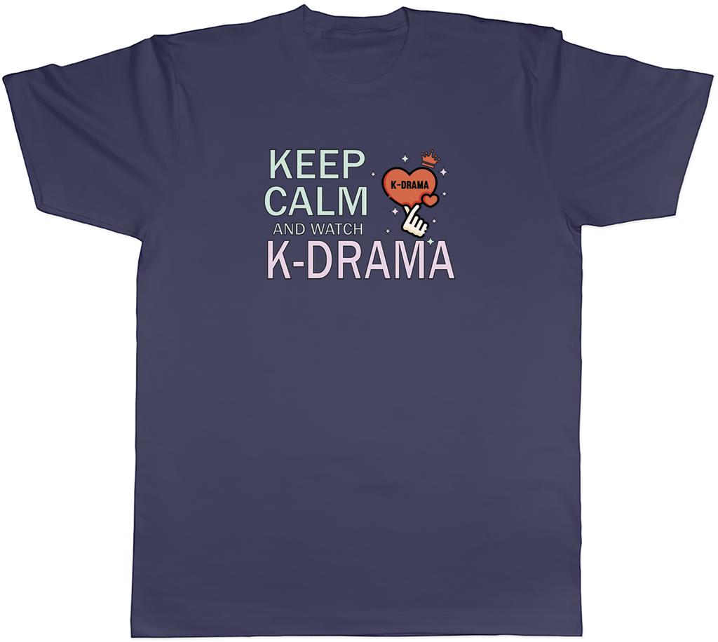 KDrama Unisexs TShirt Keep Calm And Watch KDrama Unisex Tee Gift