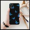 Schöne Schmetterlingsmuster Handyhülle für xiaomi redmi 11 Lite pro Ultra 10 9 8 MIX 4 FOLD 10T Schwarze Hülle Silikon Rückseite Hübsch