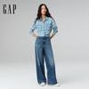 Gap Women's 2025 Autumn Lyocell Blend Washed Loose Straight Jeans 715650