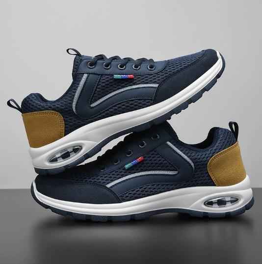 

Plus-size men s shoes casual sneakers sports new spring summer autumn single shoes M1195 46 синий