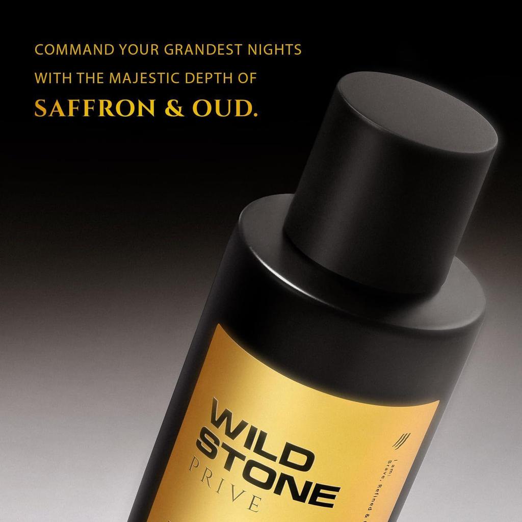 Wild Stone Prive Saffron & Oud Parfum for Men 100ml |