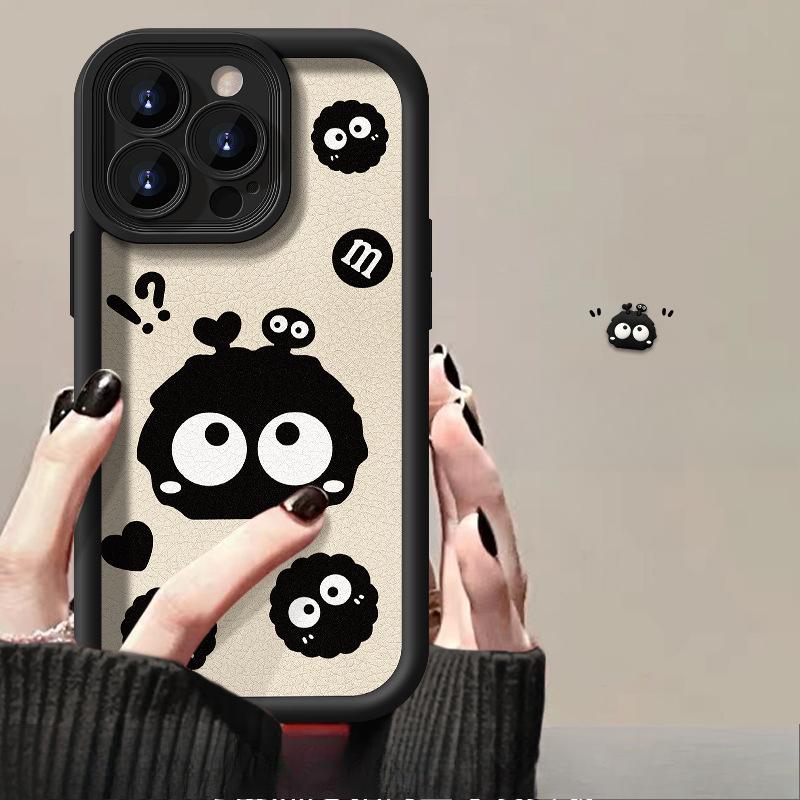 Applicable To Apple 15promax Mobile Phone Case IPhone 14/13 Briquette Doll 12/11 Lambskin 7plus Soft