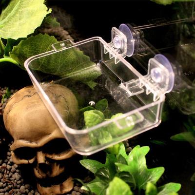 Plastic Pet Insect Reptile Breeding Live Food Feeding Box Two