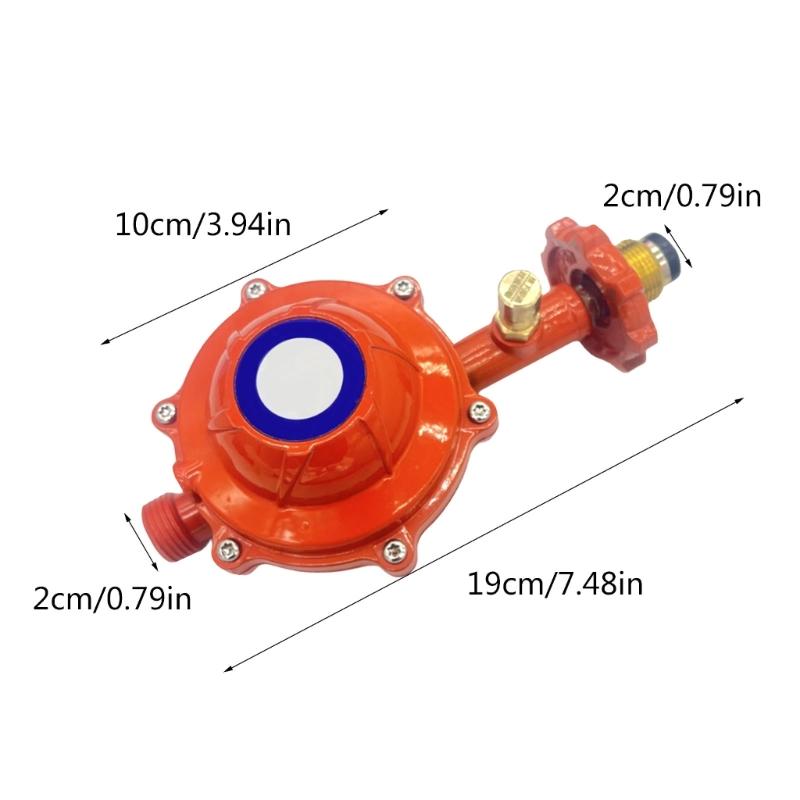 Liquefied Petroleum Gas Control Valves Home Safety Explosions Proof Pressure Regulator Metal Texture Gas Regulator