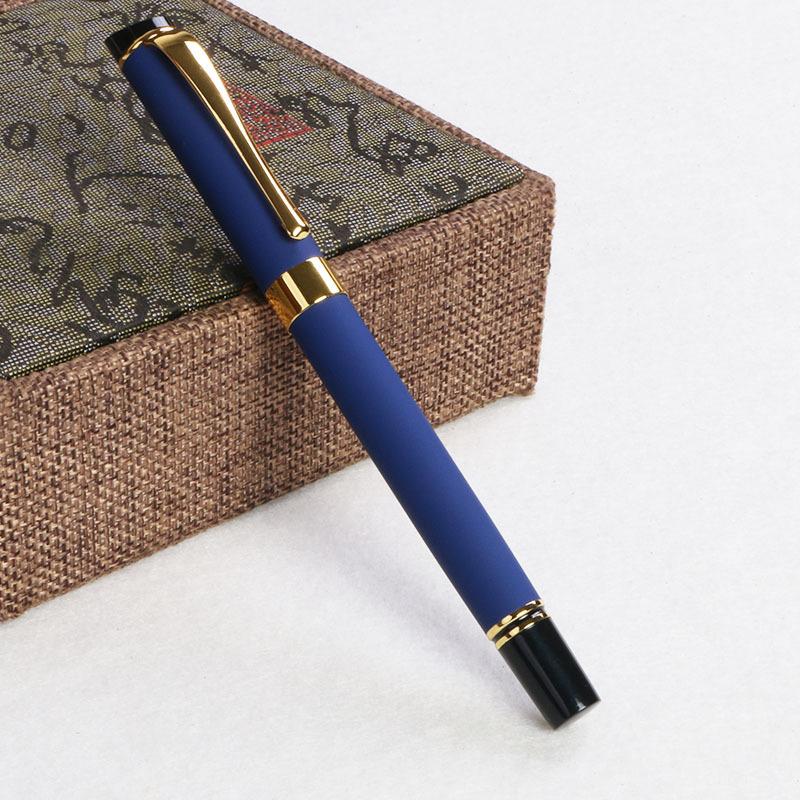 Business Fountain Pen, Office Gift, Fountain Pen, Metal Advertising Pen, Promotional College Commemorative Pen 0.5mm