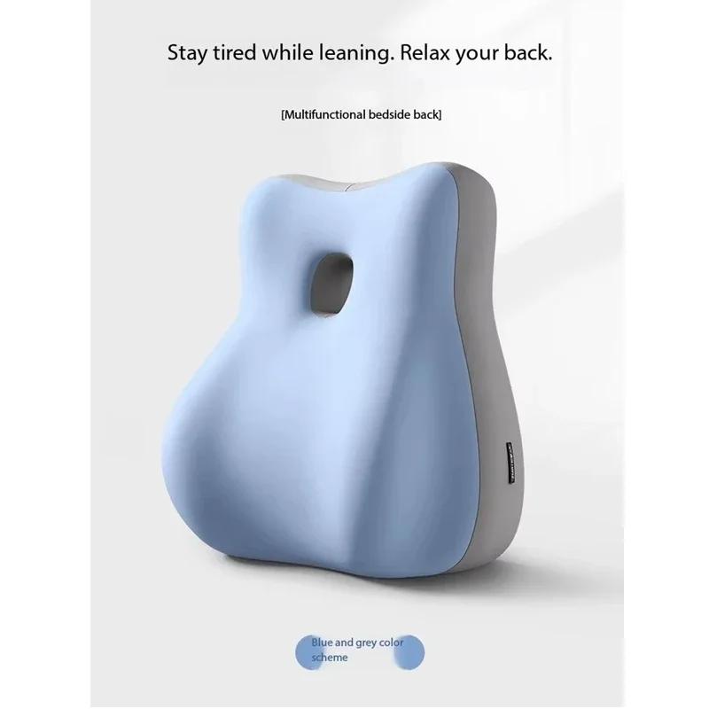 

Ergonomic adult waist pillow cushion couples walk room assist lift hip pillow cushion abdomen pillow car waist pillow 48x41x23 небо синє кольору