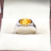 Citrine Oval Cut Gemstone With 925 Sterling Silver Ring For Men's #A966 JL375669280609