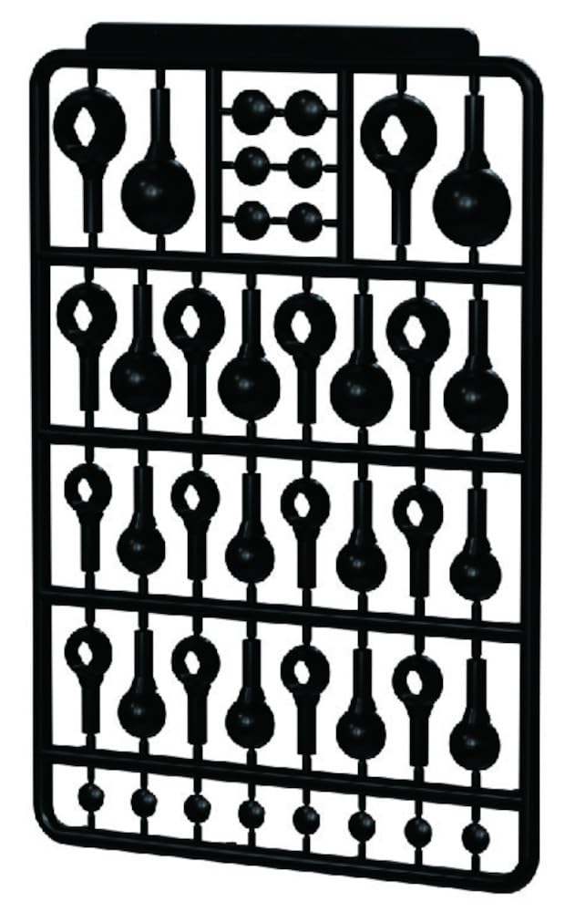 

Hobby Base Premium Parts Collection Ball Dark for Plastic Joint, Large, Gray, Models, PPC-T125