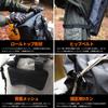 DOPPELGANGER Tarpaulin Daypack and Doubles As a Seat Bag for Camping and 20L Motorcycle Tarpaulin Bag Detachable Shoulder Roll Air and for Secure W30