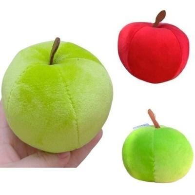 1~6Pcs Green Red Apple Plushies Fidget Fruit Plush Toy Soft Stuffed Plushie Doll Education Toy Room Decoration Ornaments
