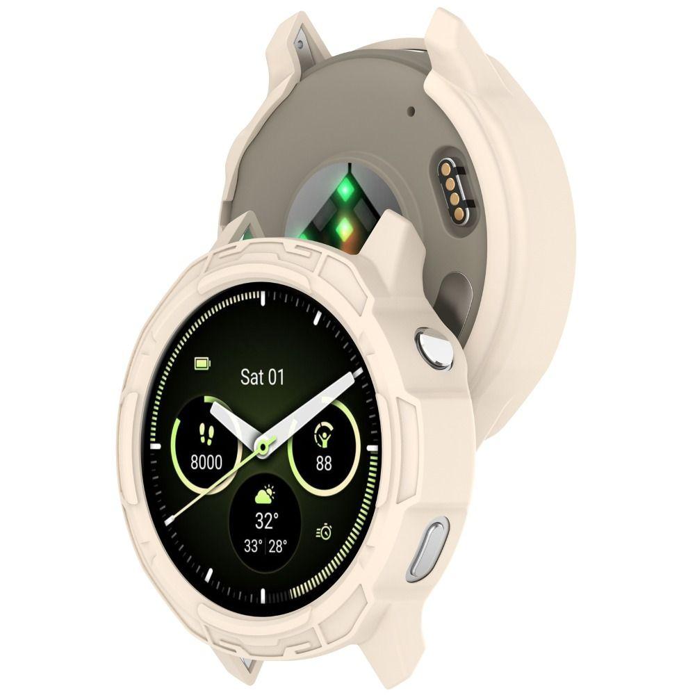 TPU Beschermhoes Krasbestendig Hol Schermbeschermer Zachte Schokabsorberende Randhoes voor Garmin Venu 4 41/45MM