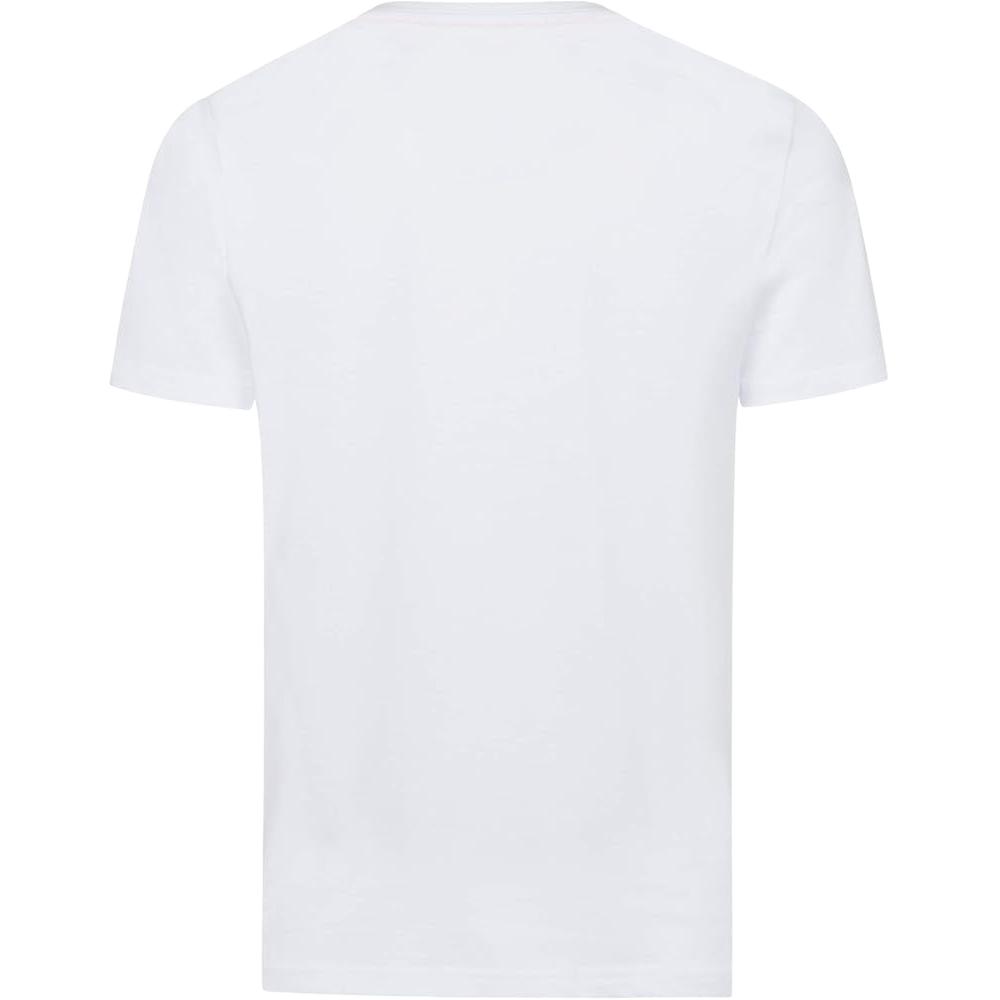 Emporio Armani EA7 SS24 Plain Letter Logo Printed Crew Neck Short Sleeve T-Shirt Men tops White 3DPT35-PJ02Z-1100
