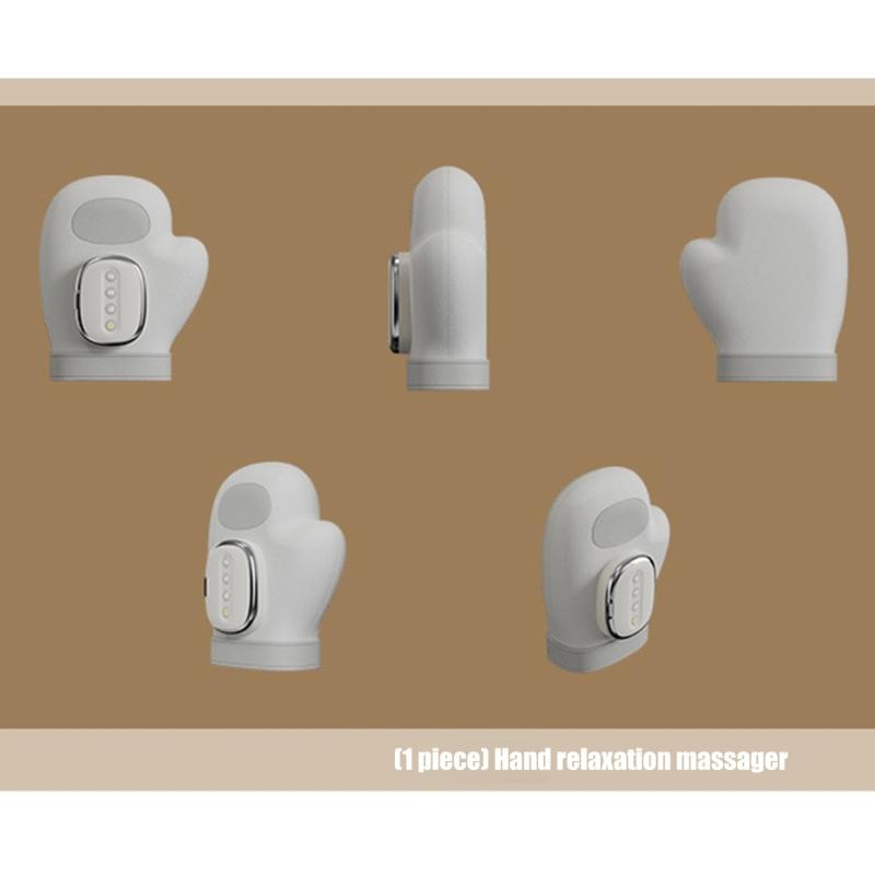 wirelessly Portable Finger Massagers with 3 Heat Level Rechargeable Battery for Carpal Tunnel and Joint Pains Relief