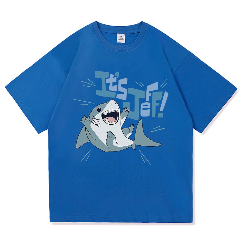 Vintage Jeff The Land Shark The Eras Tour T Shirt Fashion Men Funny Cute Landshark Tshirt Unisex High Quality Cotton Tees Shirts