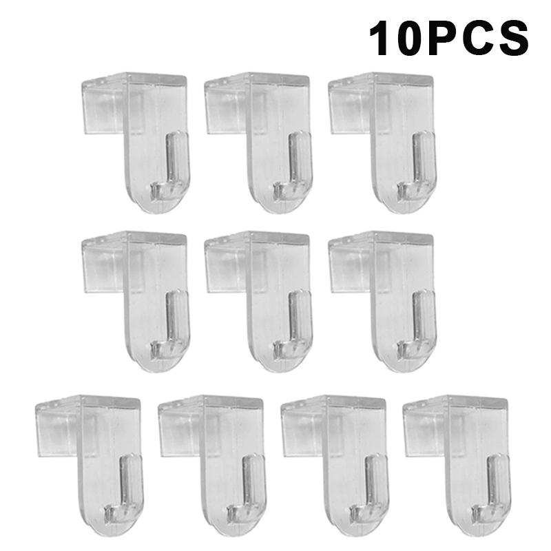 Transparent Hooks String Lights Clip Holder Home Cabinet Drawers Hook Heavy Duty Plastic Hooks For Secure Hanging On Window Door