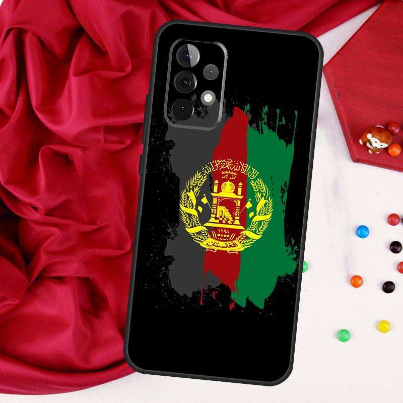 Afghan Afghanistan Flag For Samsung Galaxy A26 A05 A06 A16 A54 A34 A14 A22 A32 A52 A55 A35 A15 A53 A13 A56 A36 Case