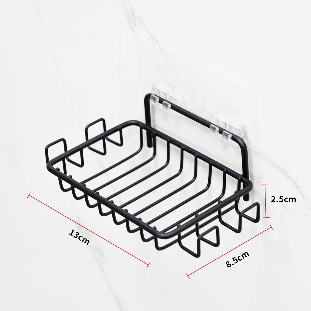 High Quality Soap Rack Wall Mounted Soap Holder Stainless Steel Soap Sponge Dish Bathroom Accessories Dishes, Storage Organizer