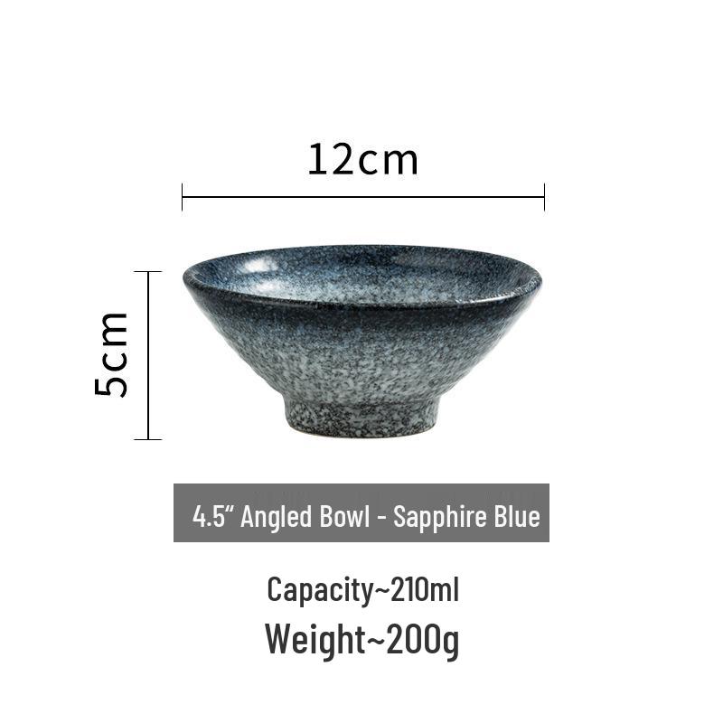 Bol Japonez din Ceramică pentru Orez și Mic Dejun - Simplu, Mic, Design Creativ pentru Utilizare Acasă și în Restaurant