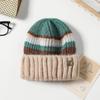 Knitted Warm Hat Ladies Pullover Ear Protector Confinement Windproof Hat Outdoor Cycling Sports Wool Hat Tide