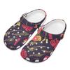 Color Print EVA Yard Clogs Unisex Easy Clean Slip On Soft Garden Yard Home Bathroom Casual Walking Home Slippers Daily Wear