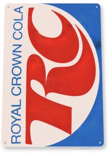 RC COLA TIN SIGN DRINK THE FRESHER REFRESHER ROYAL CROWN BOTTLE CAP  PACKAluminum 20x30cm（7.8x11.8inch）