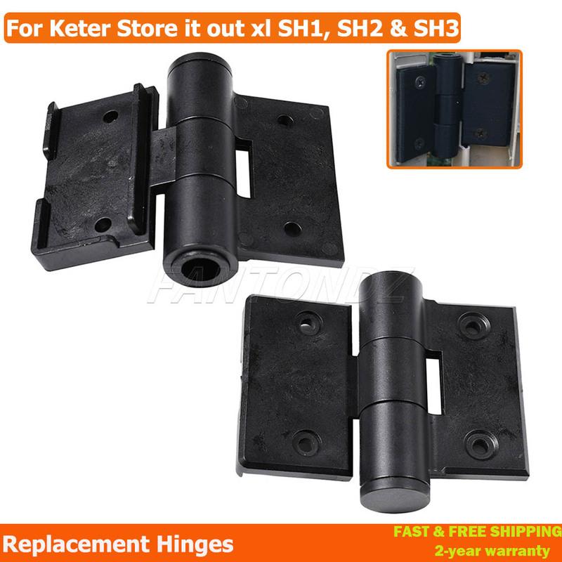 Hinges Spare Part For Keter Store It Out XL Woodland SH1 674644 / SH2 674645 / SH3 674646 Replacement Hinges For Keter store it